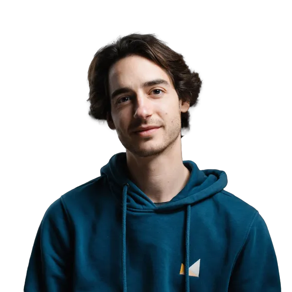 Ein Portrait von einem jungen Mann, Andreas, Projektmanager bei Filmevent.